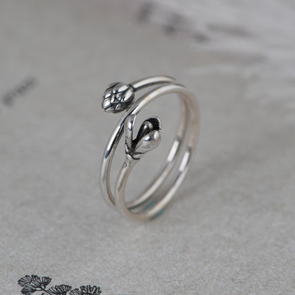 Flower Adjustable Ring
