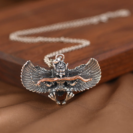 Roc Bird Snake Necklace