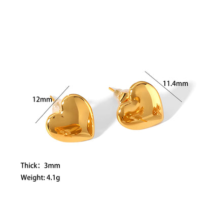Heart Pendant Earrings