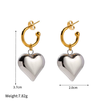 Heart Smooth Earrings