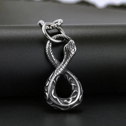 Infinity Snake Pendant