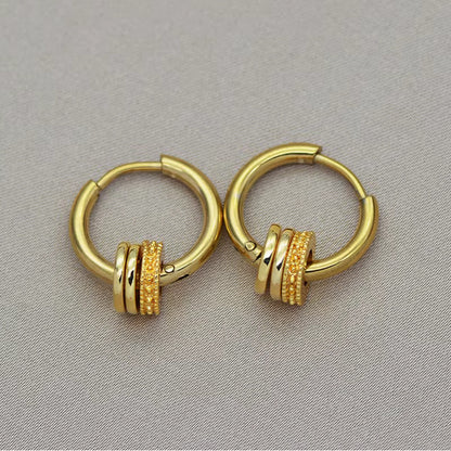 Geometric Hoop Earrings