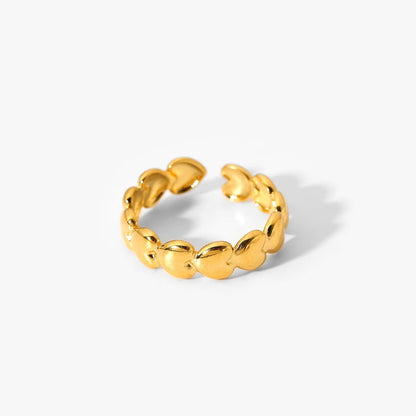 Gold Geometric Ring