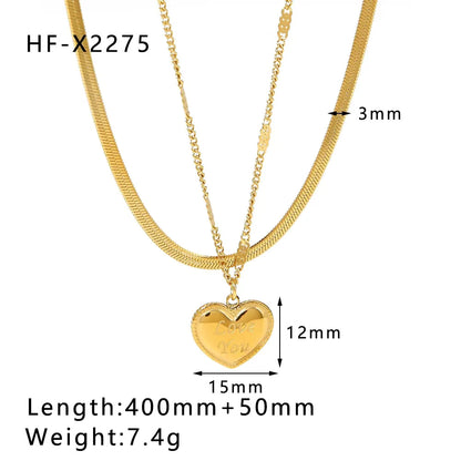 Gold Square Necklace