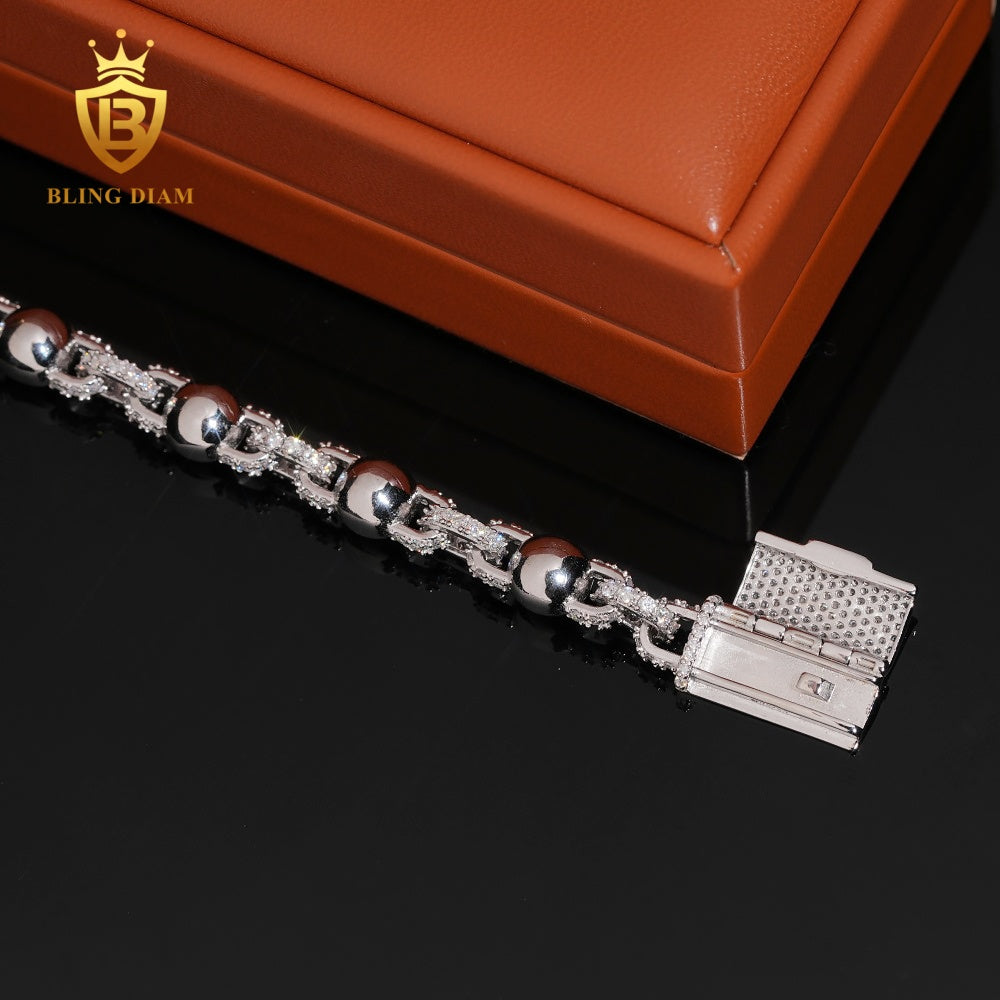 Cuban Link Moissanite Bracelet