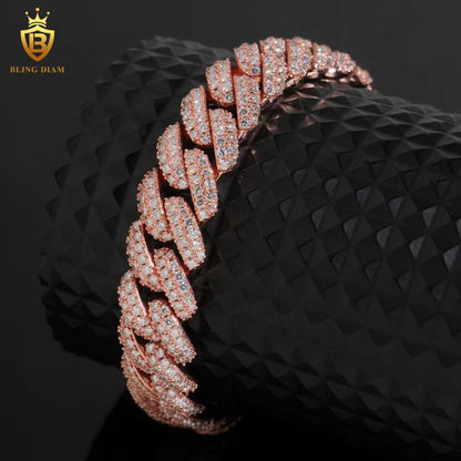 VVS Moissanite Cuban Link Bracelet