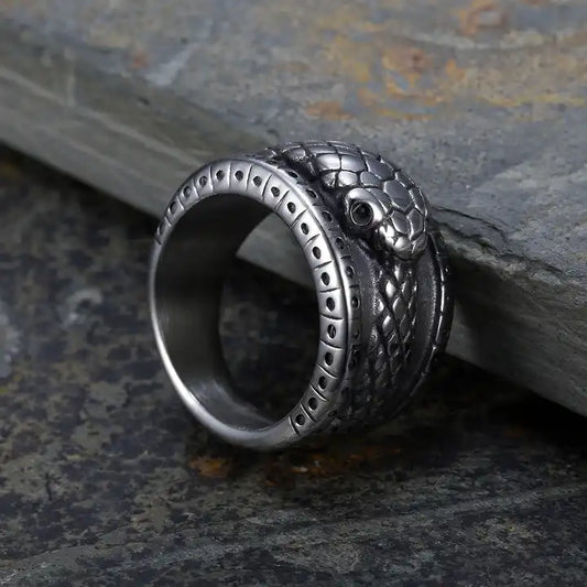 Ouroboros Snake Ring