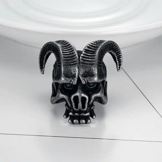 Silver Horned Ring