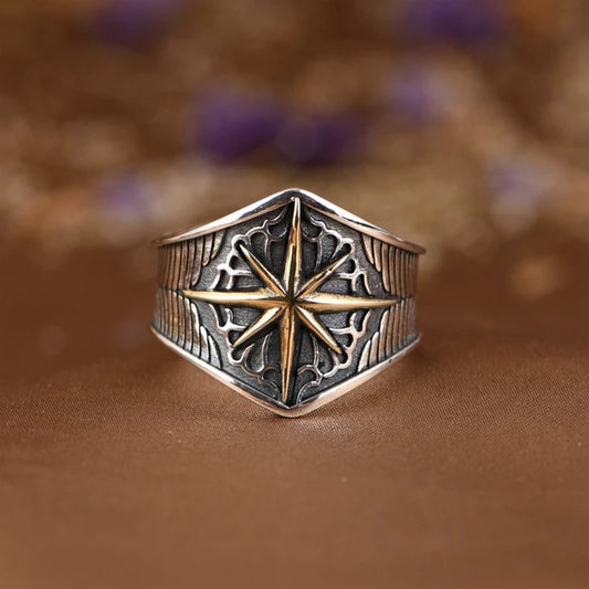 Gold Star Ring