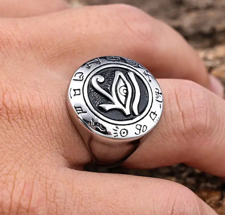 Wedjat Eye of Horus God of Egypt Ring