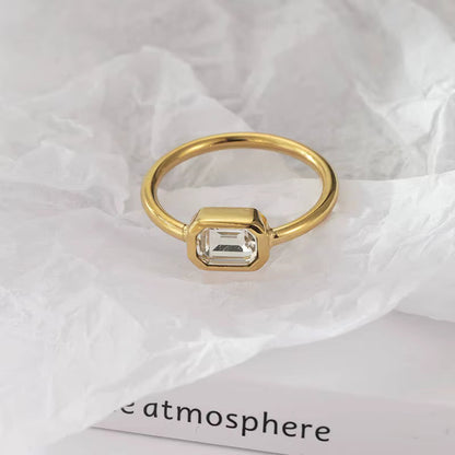 Zircon Gemstone Simple Rings