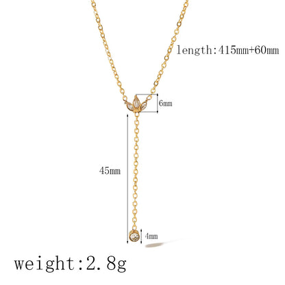 Crystal Flower Necklace