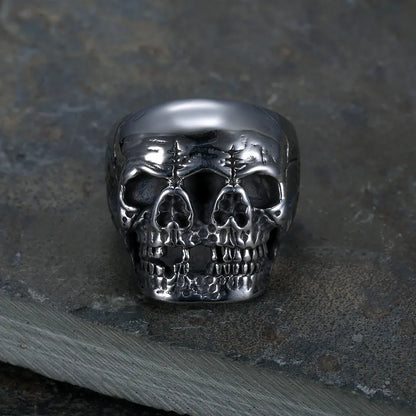 Silver Skull Ring