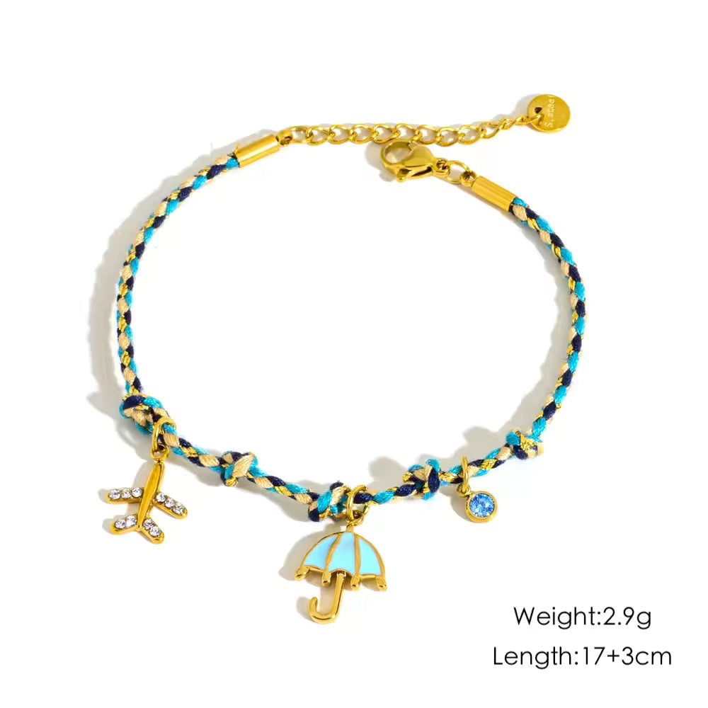 Colorful Braided Rope Bracelet