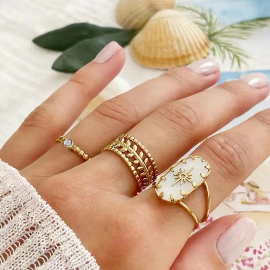 Gold Emerald Ring