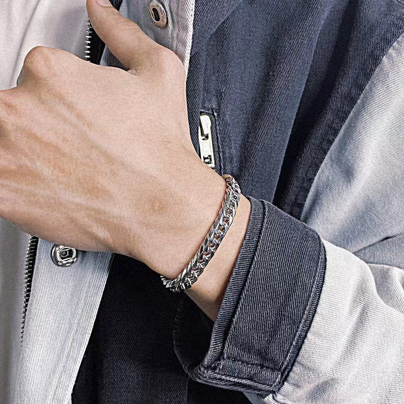 Cuban Chain Biker Bracelets