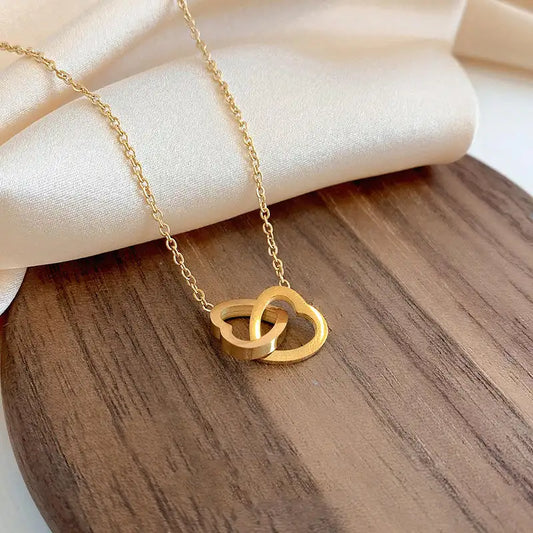 Linked Heart Necklace