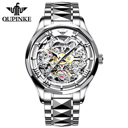 Silver Tourbillon Watch