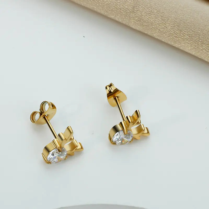 Deer Antler Earrings