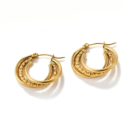 Twisted Hoop Earrings