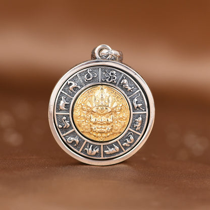 Twelve Zodiac Yellow God Necklace