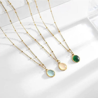 Polished Opal Necklace