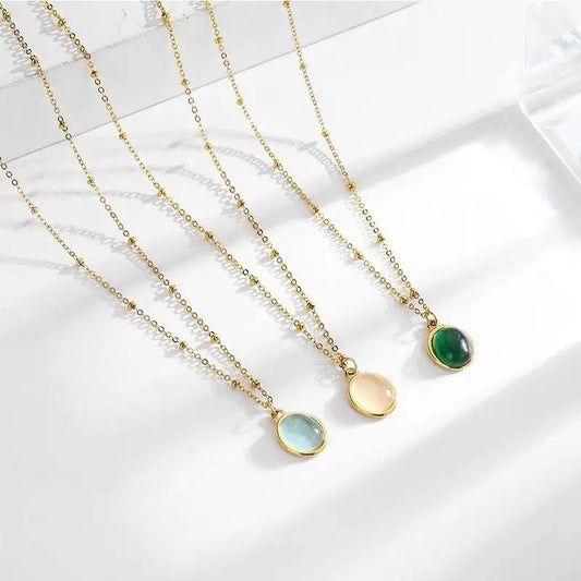 Polished Opal Necklace