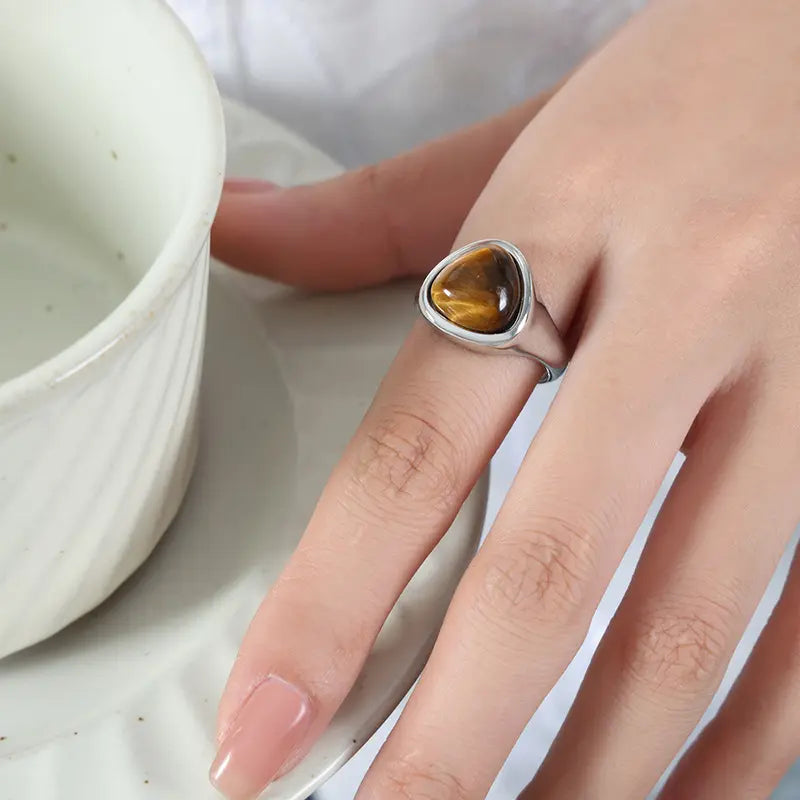 Gold Stone Ring
