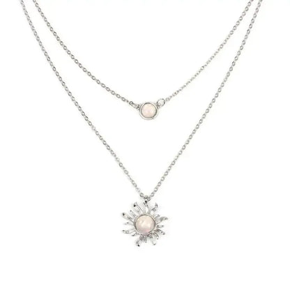 Sunburst Opal Necklace