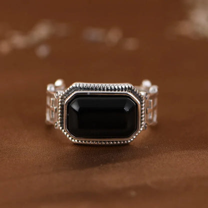 Agate Punk Ring