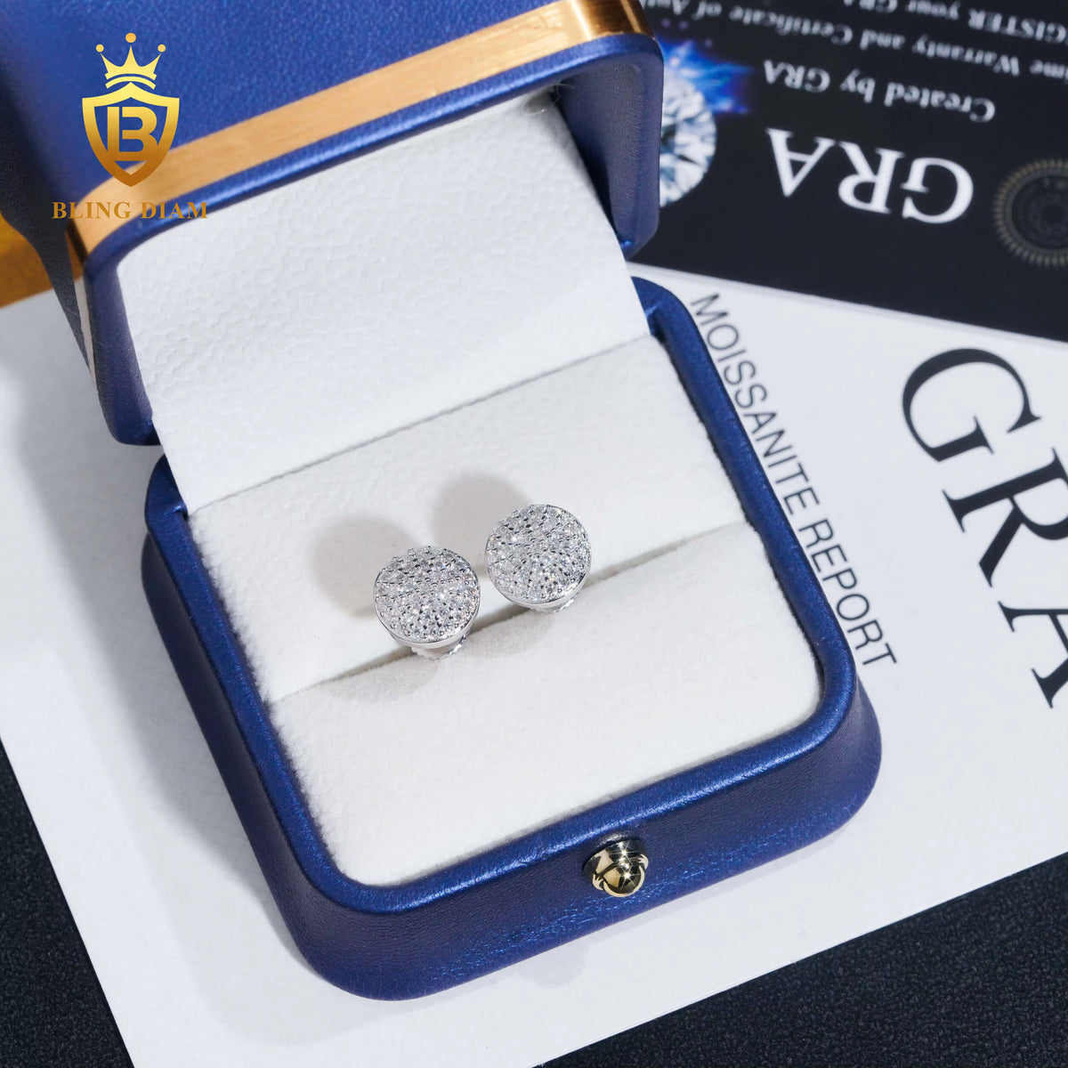 Moissanite Stud Earrings