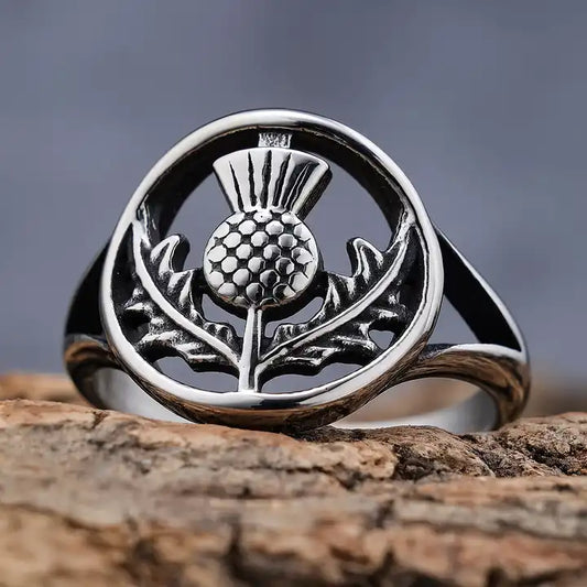 Scottish Thistle Ring