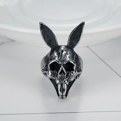 Silver Rabbit Ring