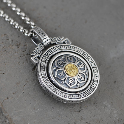 Buddhist Six Character Mantra Necklace