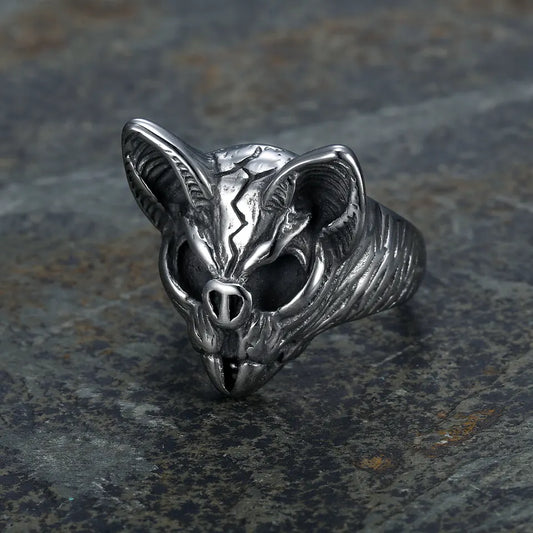 Vampire bat ring