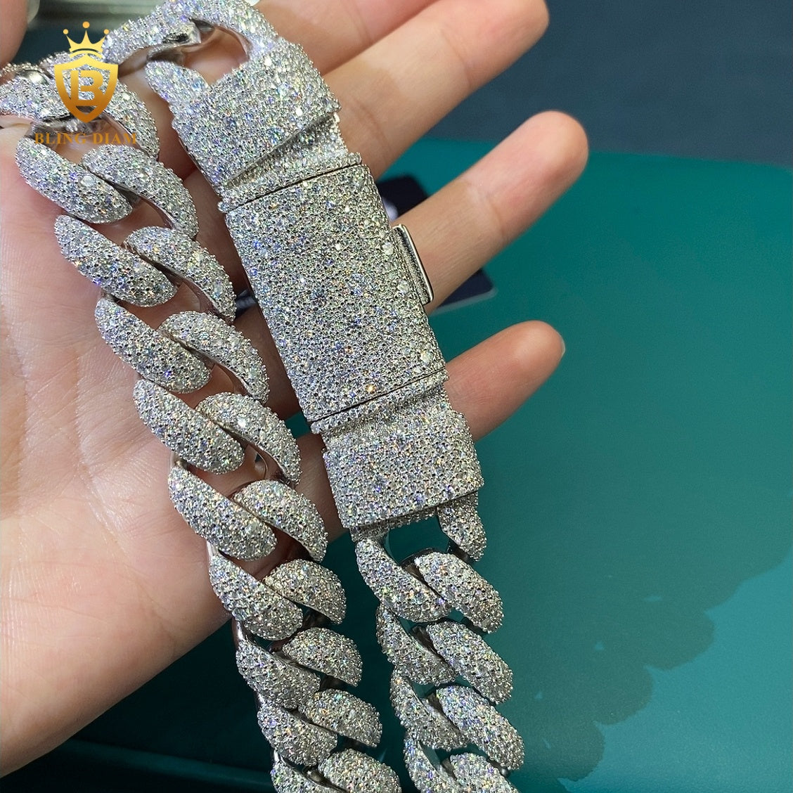 Miami 18mm 925 Sterling Silver Chain