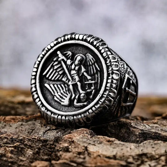 Saint Michael ring