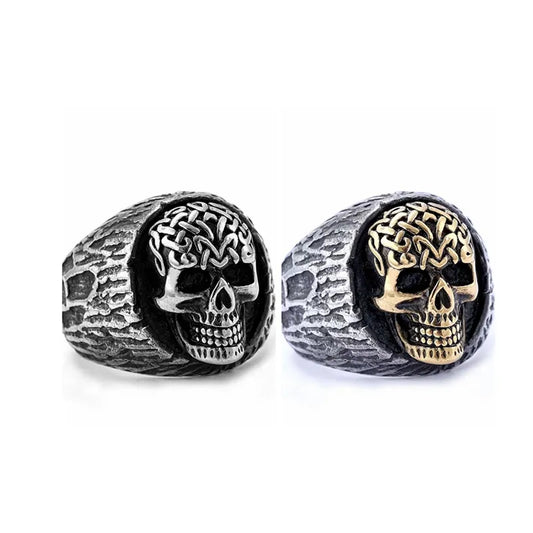 Skull Knotwork Ring