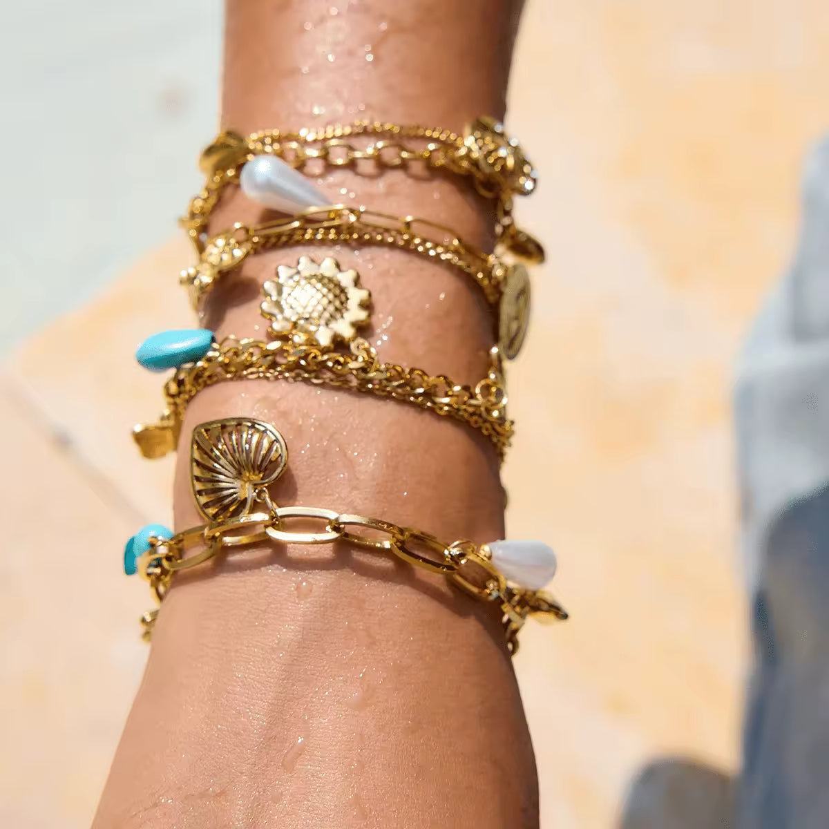Summer Multi Charm Bracelet