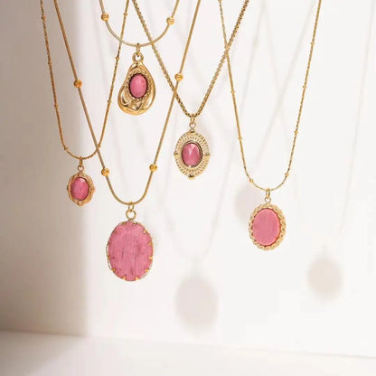 Rose Stone Necklaces