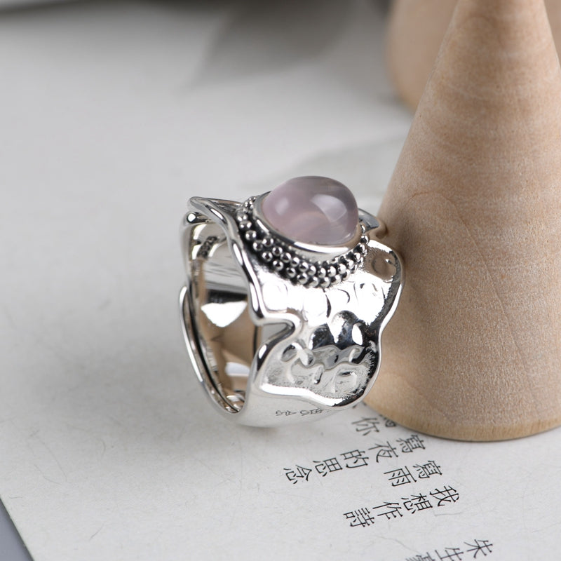 Crystal Curved Ring