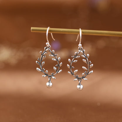 Water Droplet Branch Earrings