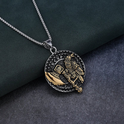 Raven Axe Pendant