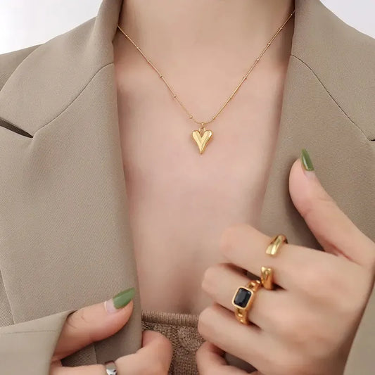 Gold Heart Necklace