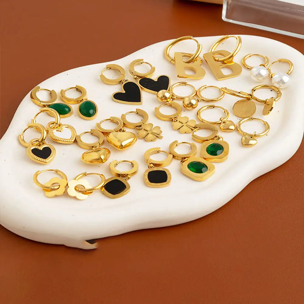 Geometric Dangle Earrings