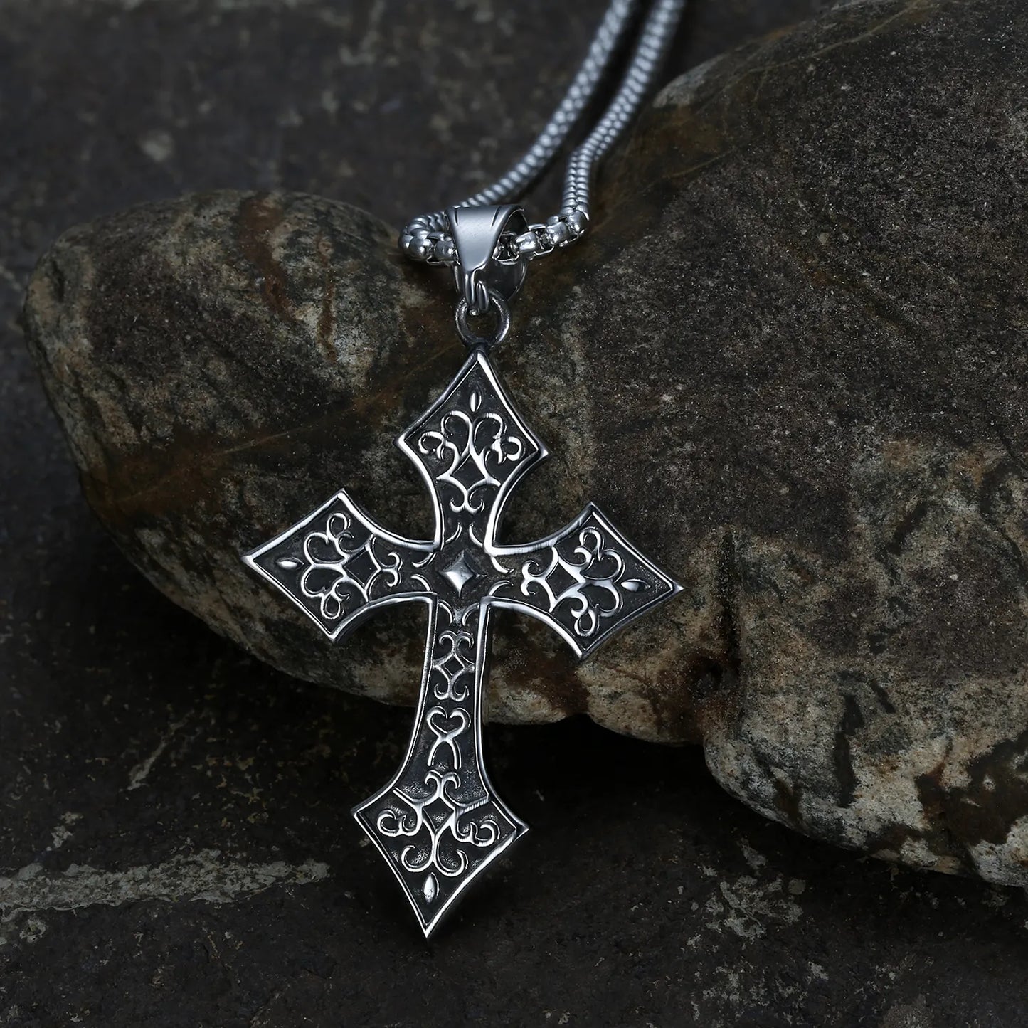 Silver Crucifix Necklace