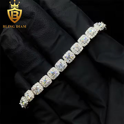 Tennis Bracelet | 6mm VVS Moissanite | 925 Sterling Silver