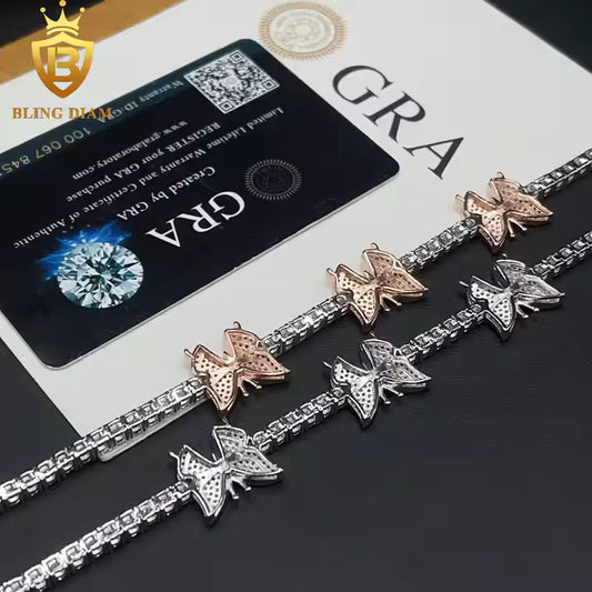 Butterfly Moissanite Bracelet