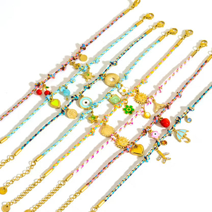 Colorful Braided Rope Bracelet