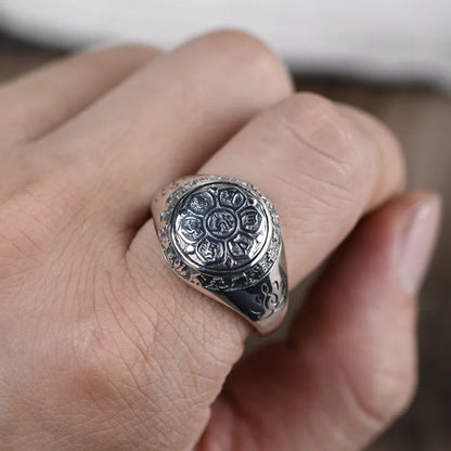 Lotus Mantra Ring